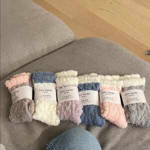 Cozy Multicolor Fuzzy Socks Set